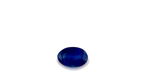0.57 carat BLUE Oval Safyras (1)