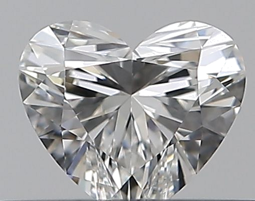 0.32 carat E-VVS2 Natūralus Heart Deimantas (1)