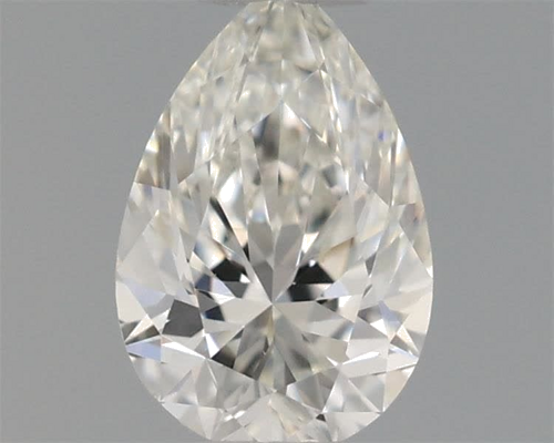 0.3 carat H-VVS1 Natūralus Pear Deimantas (1)