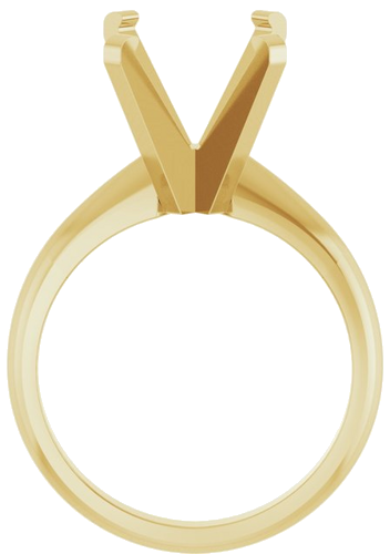 Sužadėtuvių Žiedas „Solitaire“ 14k yellow gold Oval 12mm x 10mm (2)