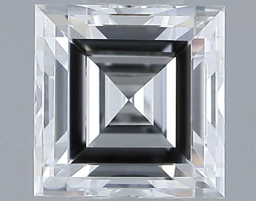 0.5 carat E-VVS2 Natūralus Square Radiant Deimantas (1)