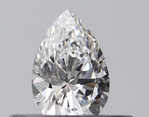 0.23 carat F-VVS2 Natūralus Pear Deimantas (1)