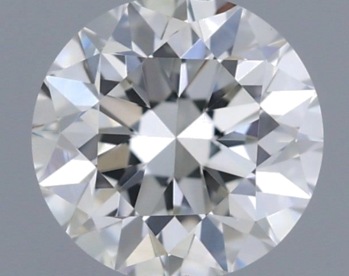 0.5 carat H-VVS2 GD cut Natūralus Round Deimantas (1)