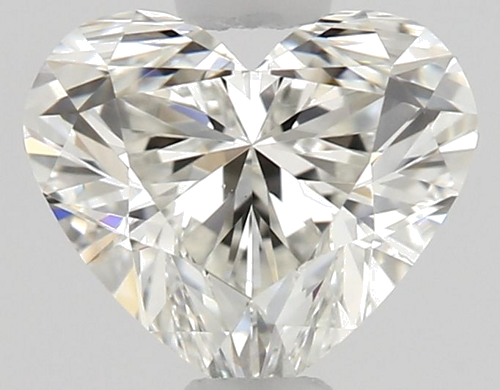 0.5 carat H-VS2 Natūralus Heart Deimantas (1)