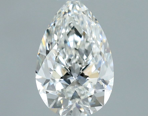 0.5 carat G-VVS1 Natūralus Pear Deimantas (1)