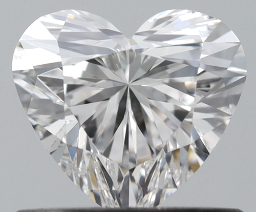 0.57 carat E-IF Natūralus Heart Deimantas (1)