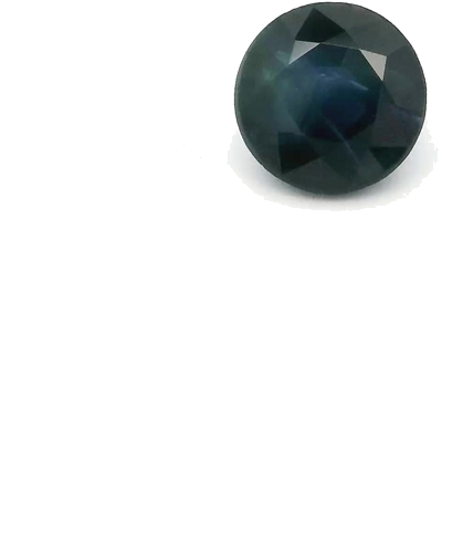 0.6 carat BLUE Round Safyras (1)