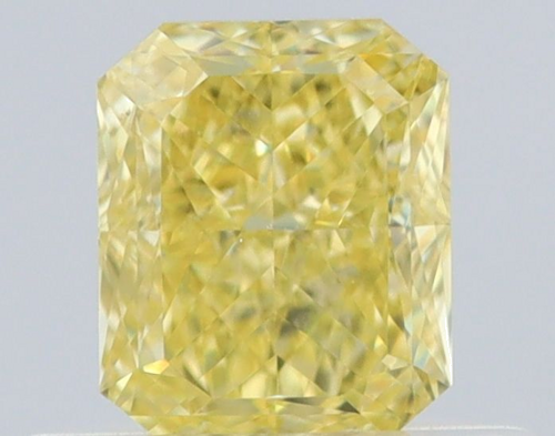 0.51 carat Fancy Intense Yellow-VS2 Natūralus Radiant Deimantas (1)