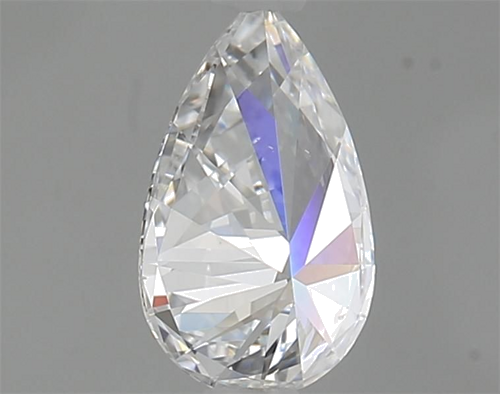 0.6 carat D-VS2 Natūralus Pear Deimantas (1)