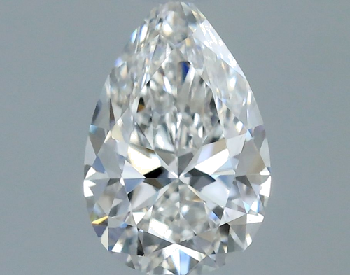 0.3 carat F-VVS1 Natūralus Pear Deimantas (1)