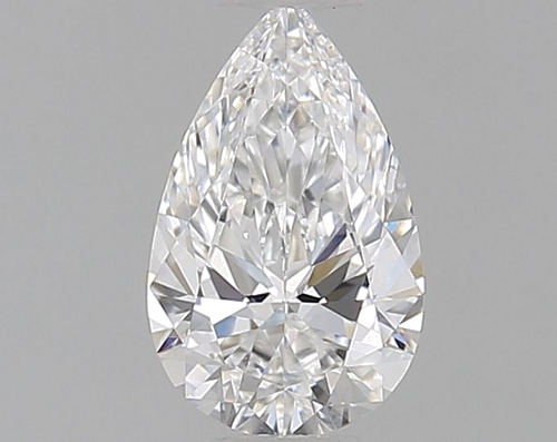 0.3 carat D-VVS2 Natūralus Pear Deimantas (1)