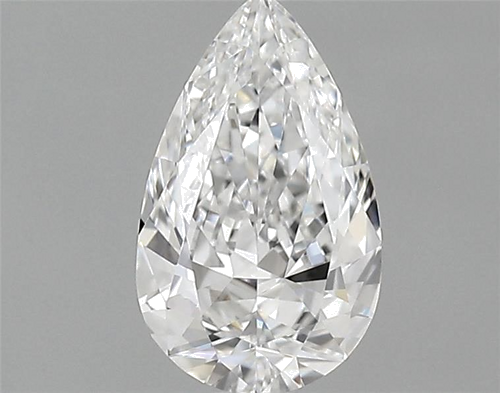 0.7 carat D-VVS1 Natūralus Pear Deimantas (1)