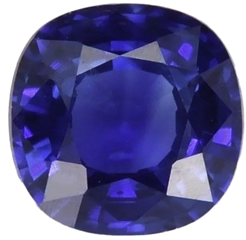 0.58 carat BLUE Cushion Safyras (1)