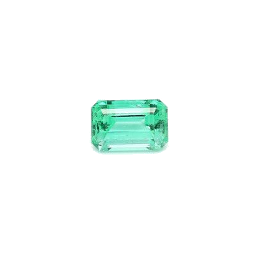 0.76 carat GREEN STEP cut Octagonal Smaragdas (1)