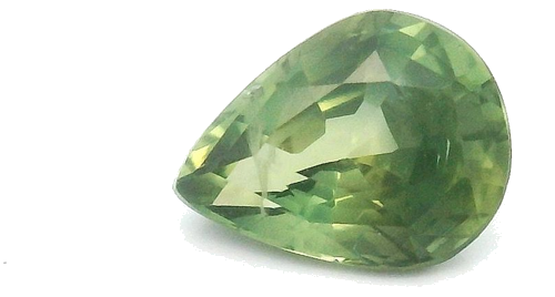 0.57 carat GREEN Pear Safyras (1)