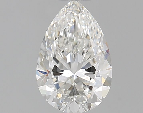 0.5 carat G-VVS2 Natūralus Pear Deimantas (1)