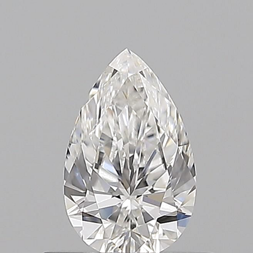 0.52 carat F-VVS1 Natūralus Pear Deimantas (1)