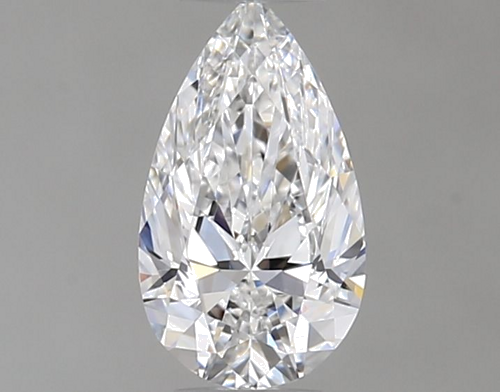 0.3 carat E-VVS2 Natūralus Pear Deimantas (1)