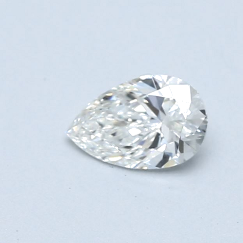 0.42 carat G-IF Natūralus Pear Deimantas (1)