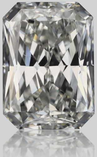 0.51 carat G-VS2 Natūralus Radiant Deimantas (1)