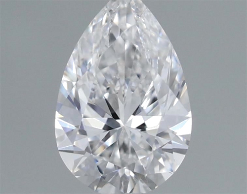 0.3 carat D-VS2 Natūralus Pear Deimantas (1)