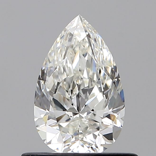 0.6 carat H-VVS2 Natūralus Pear Deimantas (1)