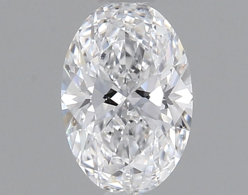 0.37 carat D-VVS2 Natūralus Oval Deimantas (1)