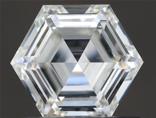 0.59 carat H-VVS2 Natūralus Hexagonal Deimantas (1)