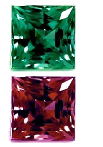 0.08 carat GREEN Square Alexandrite (1)
