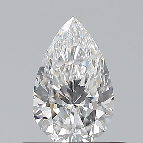 0.51 carat D-VS2 Natūralus Pear Deimantas (1)