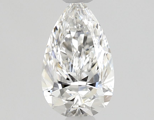 0.51 carat E-VVS1 Natūralus Pear Deimantas (1)