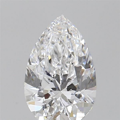 0.7 carat D-VS2 Natūralus Pear Deimantas (1)