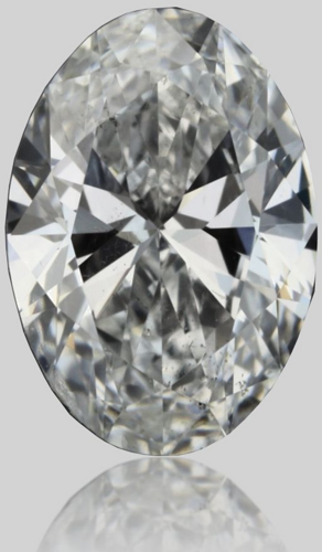 0.3 carat E-SI2 Natūralus Oval Deimantas (1)