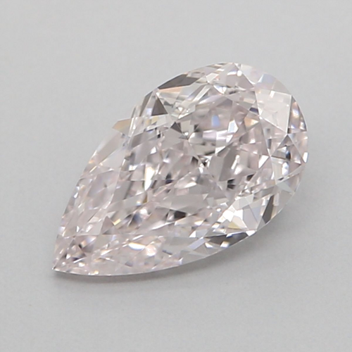 0.54 carat Light Pink-VS1 Natūralus Pear Deimantas (1)