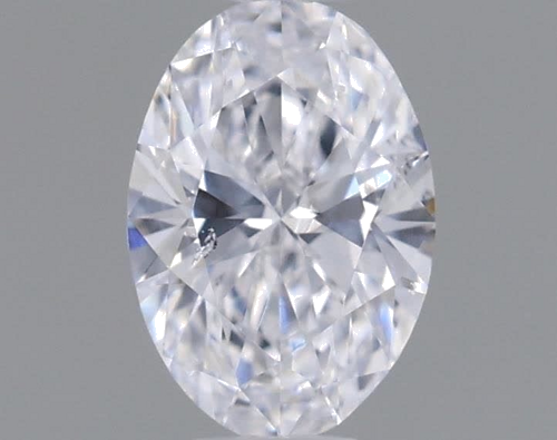 0.41 carat D-SI2 Natūralus Oval Deimantas (1)