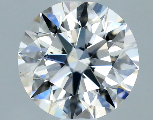 0.51 carat G-SI1 Excellent cut Natūralus Round Deimantas (1)
