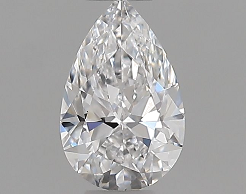 0.3 carat D-VS1 Natūralus Pear Deimantas (1)