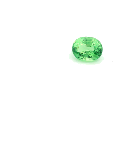 0.44 carat GREEN Oval Garnet (1)