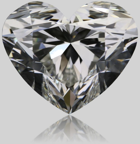 1.03 carat J-VVS2 Natūralus Heart Deimantas (1)