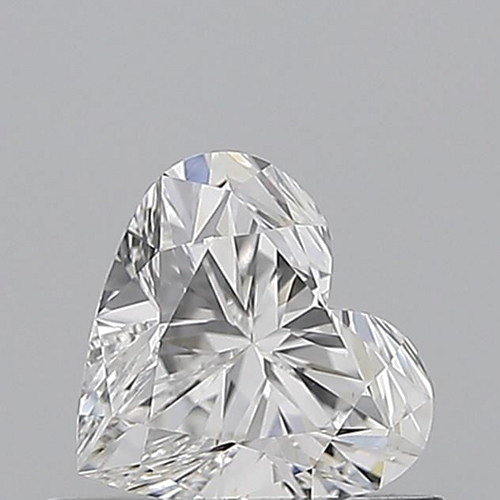 0.5 carat E-VS1 Natūralus Heart Deimantas (1)