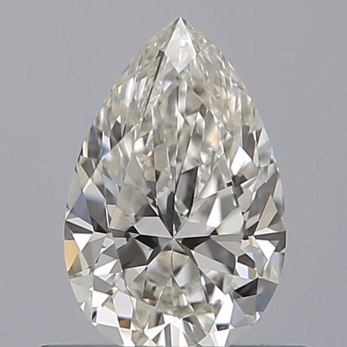 0.54 carat H-VVS2 Natūralus Pear Deimantas (1)