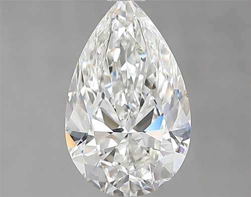 1.3 carat G-VVS1 Natūralus Pear Deimantas (1)