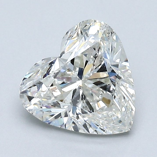 1.5 carat I-SI2 Natūralus Heart Deimantas (1)