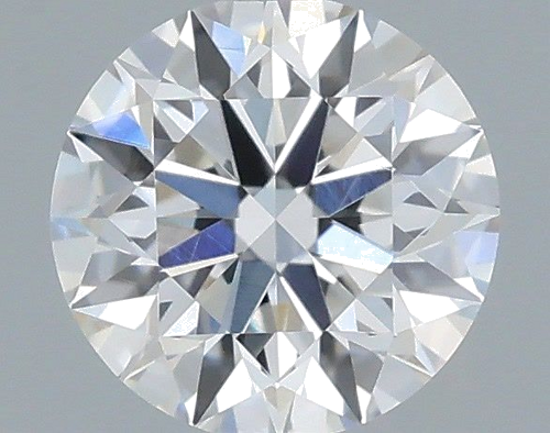 0.42 carat F-VVS2 Excellent cut Natūralus Round Deimantas (1)