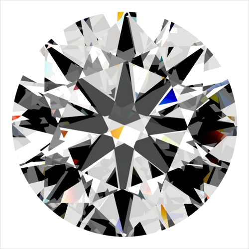 0.3 carat D-VS2 Very Good cut Natūralus Round Deimantas (1)