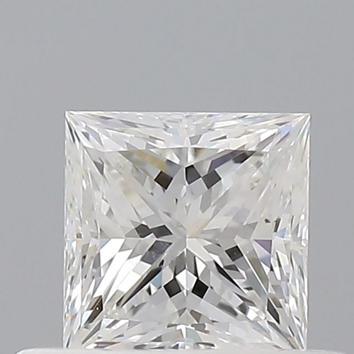 0.51 carat F-SI1 Natūralus Princess Deimantas (1)