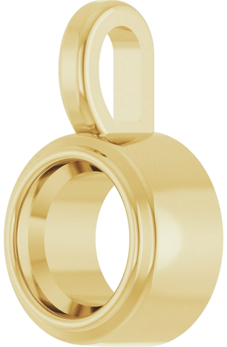 Pakabukas „Solitaire“ 14k yellow gold Round 4mm (2)