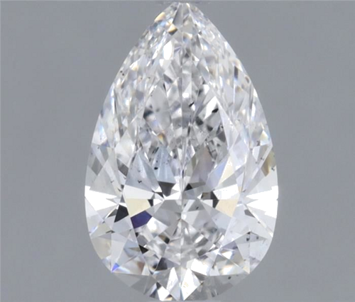 0.53 carat D-SI1 Natūralus Pear Deimantas (1)