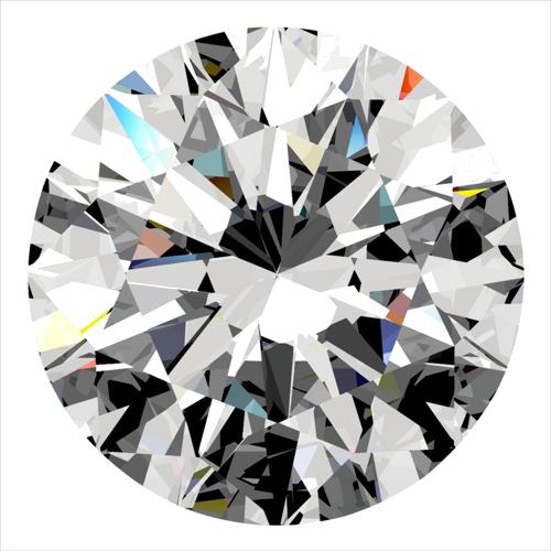 0.33 carat F-VS1 Excellent cut Natūralus Round Deimantas (1)