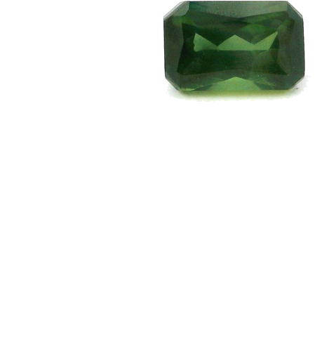 0.5 carat GREEN Octagonal Safyras (1)